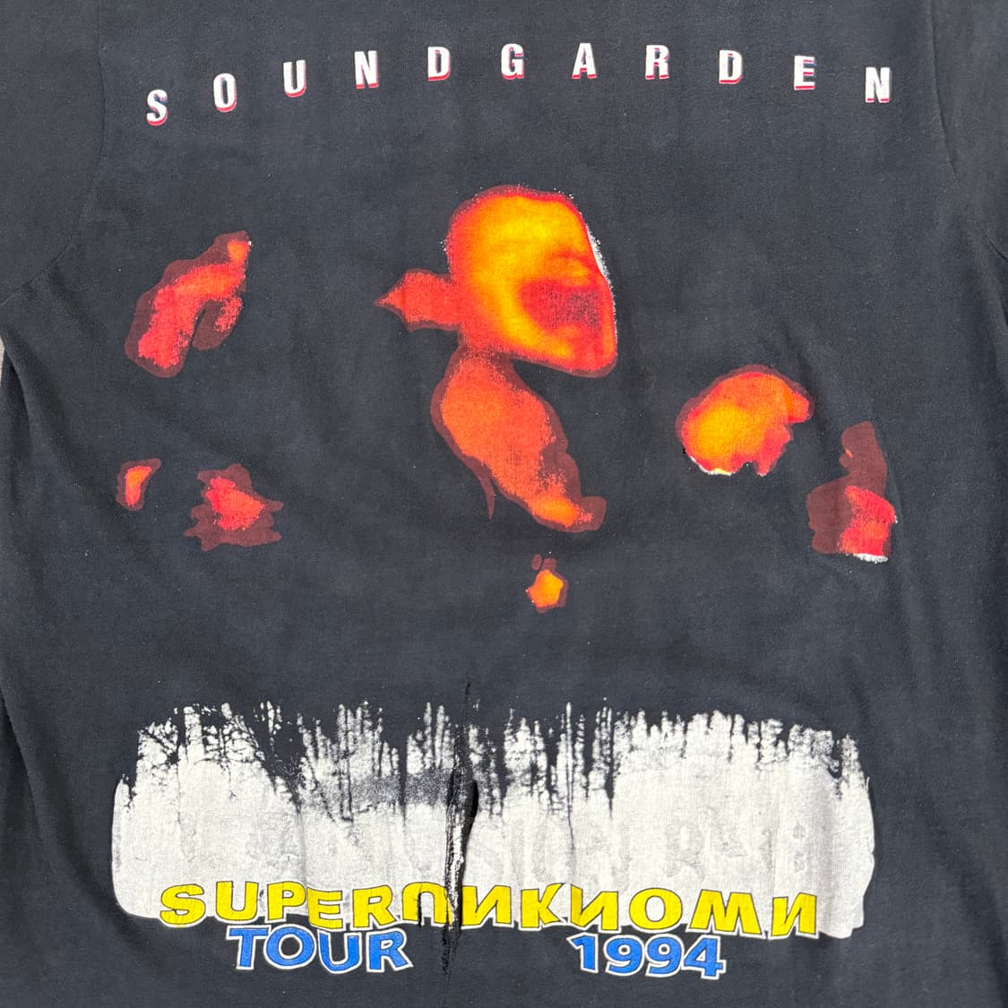 빈티지 90s Soundgarden 사운드가든 슈퍼언노운 티셔츠 상품이미지3
