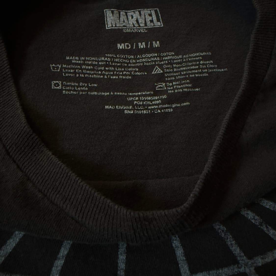 빈티지 마블 MARVEL 로고 티셔츠 상품이미지2