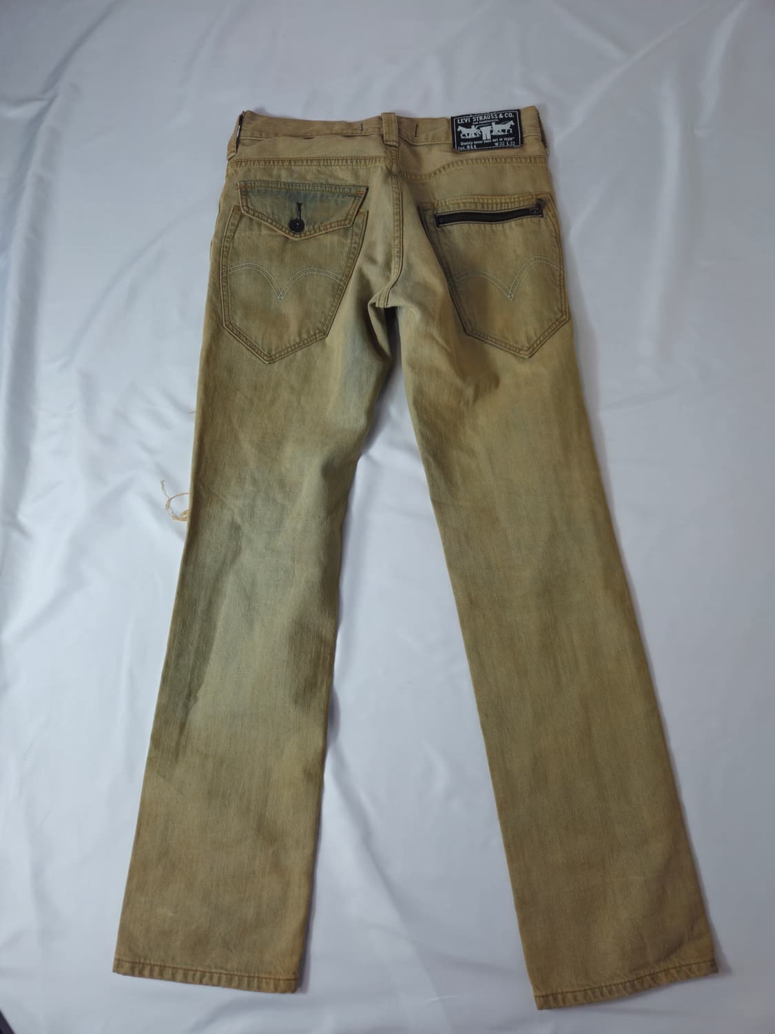 리바이스 511 빈티지 진흙워싱 데님팬츠 블랙패치 청바지 32x32 상품이미지2