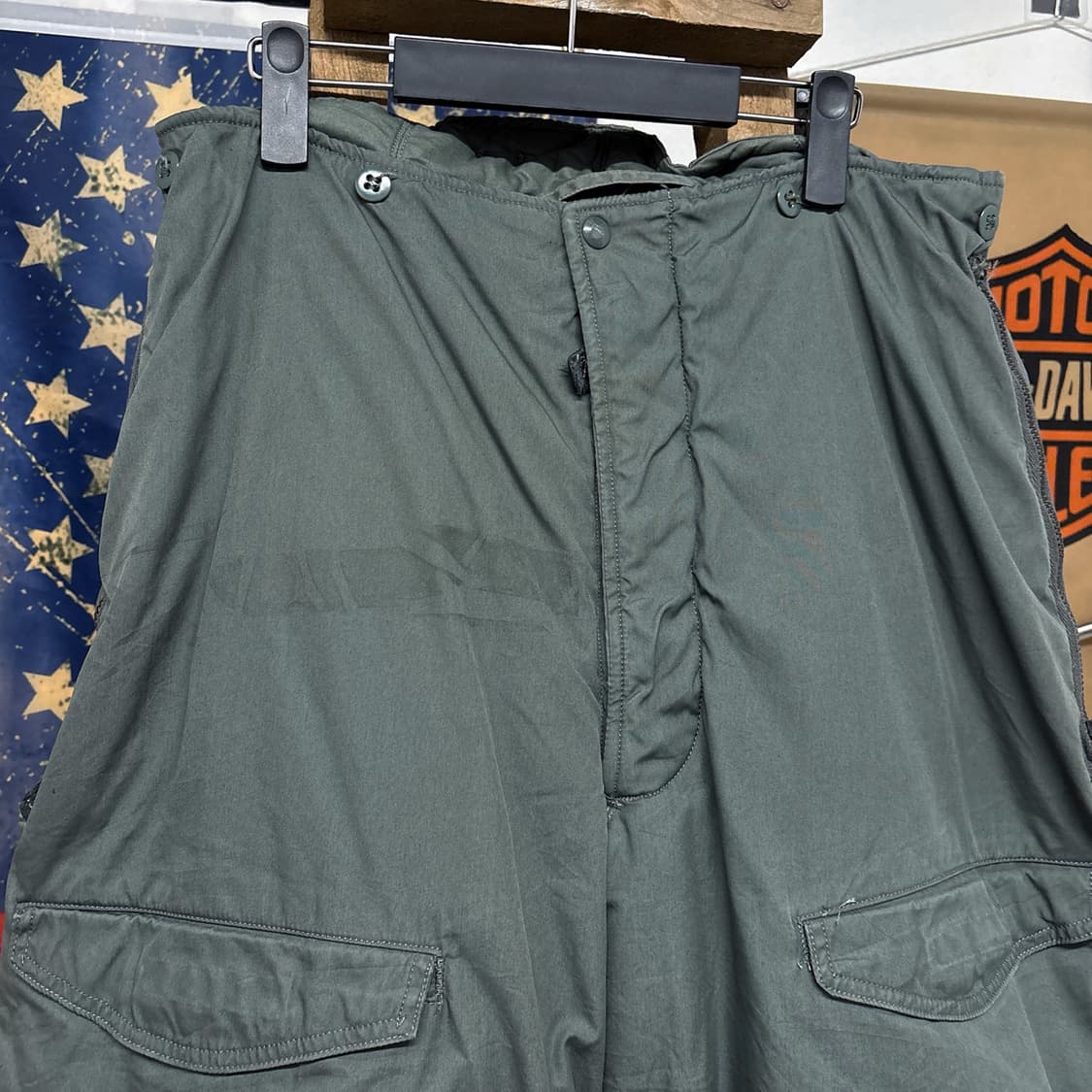 80s 오리지널 공군 F-1B ECW 플라이트 방한 팬츠 N700 상품이미지3