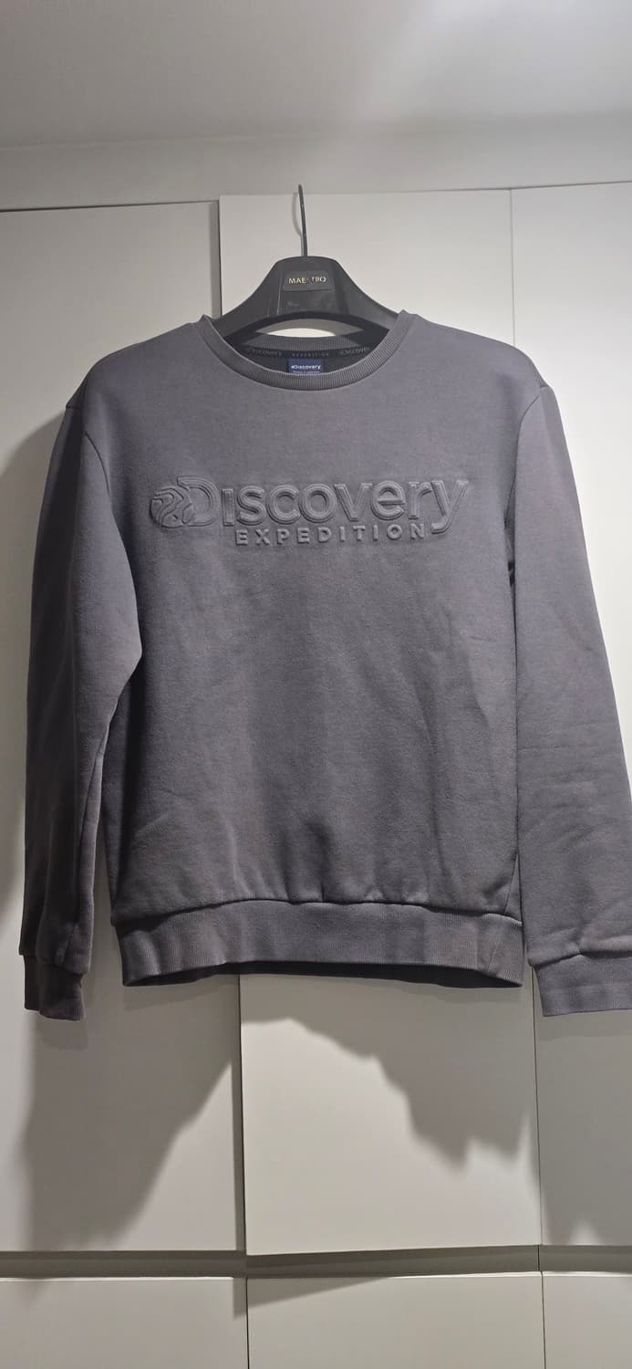 디스커버리 3D 프린팅 차콜 맨투맨 상품이미지1