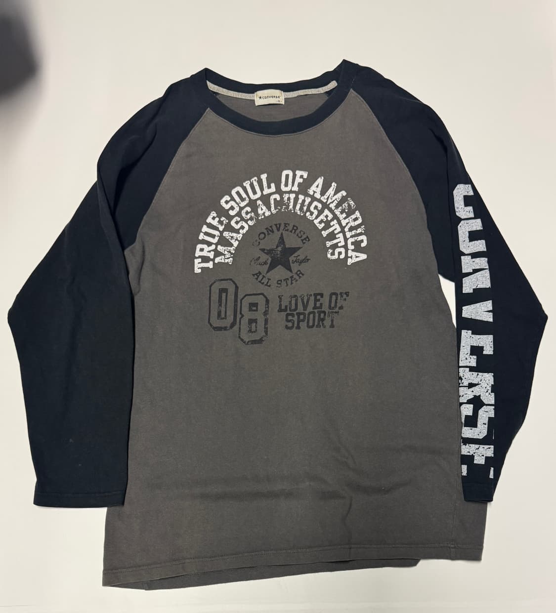 일본 컨버스 올스타 빅사이즈 나그랑 롱슬리브 2XL ~ 3XL 상품이미지1