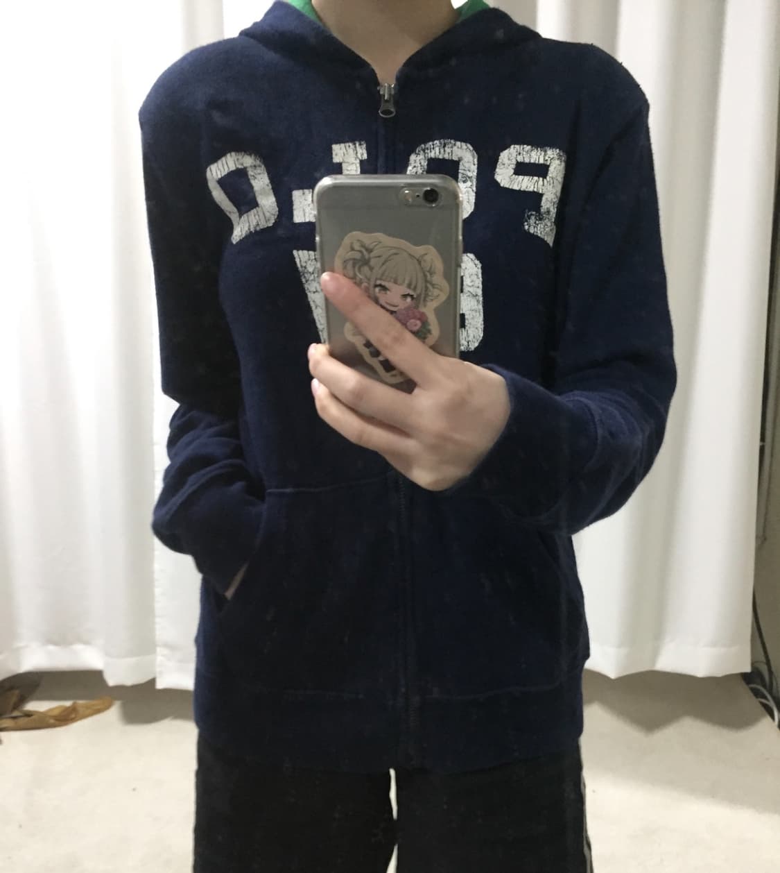 폴로 랄프로렌 네이비 후드집업 상품이미지1