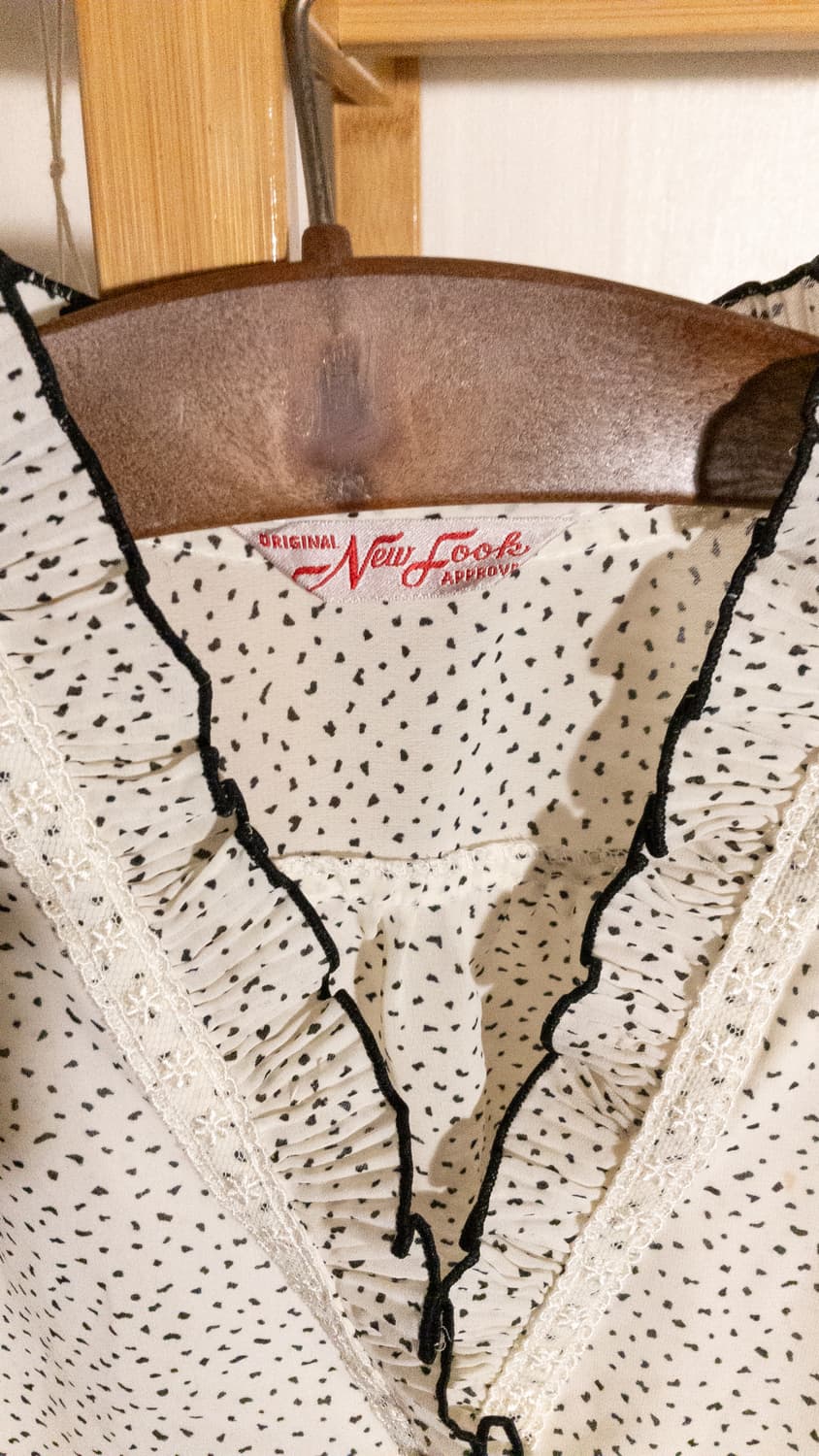 Dotted feminin  blouse 상품이미지5