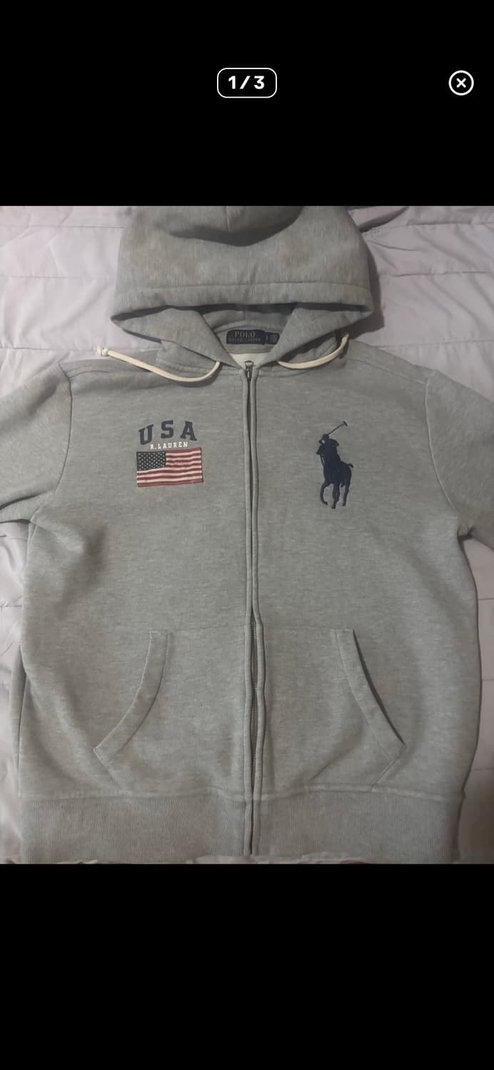 미국성조기빅포니후드집업(희귀매물) 상품이미지1