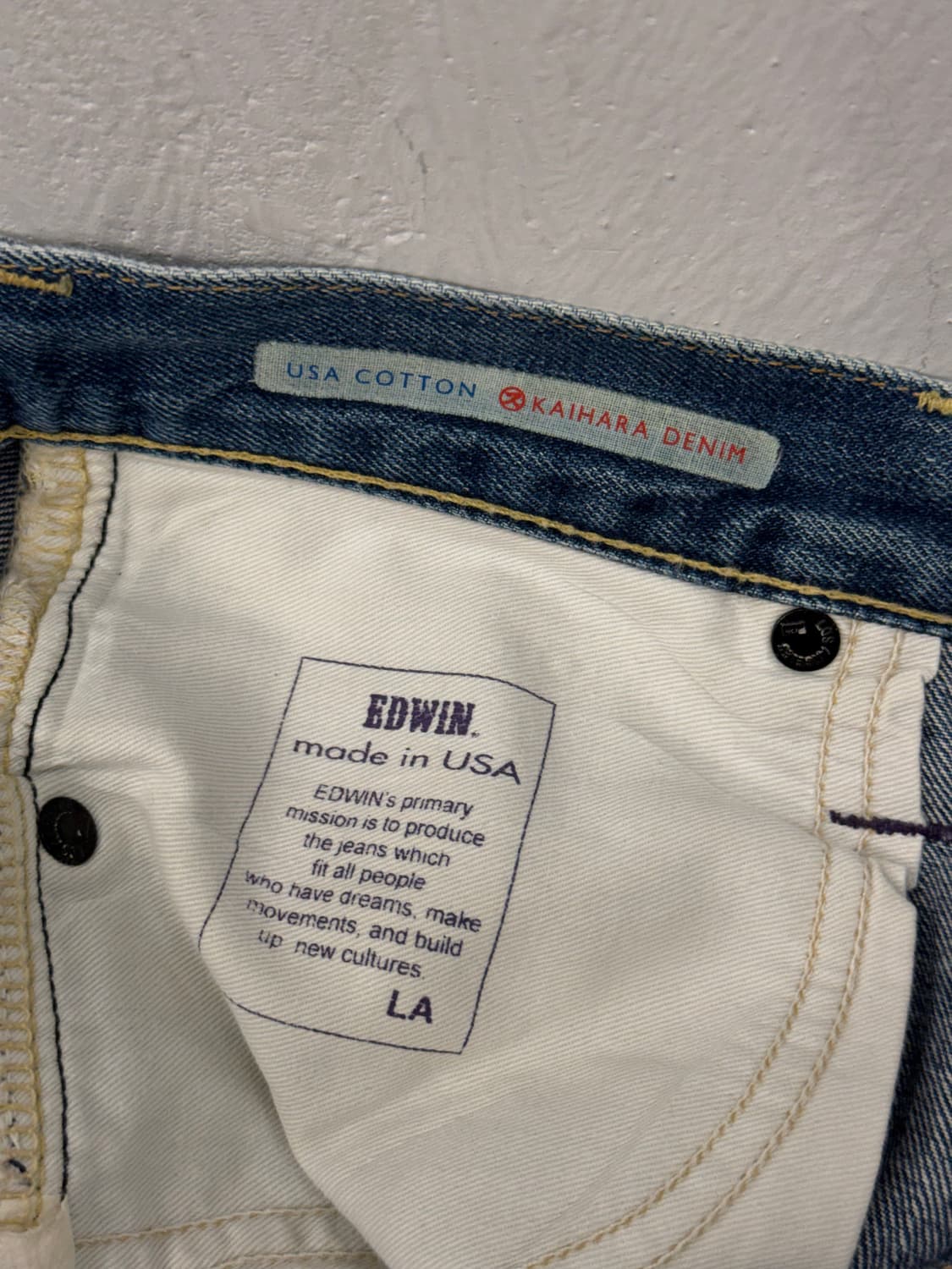 USA EDWIN 에드윈 KAIHARA Denim [30] 상품이미지9