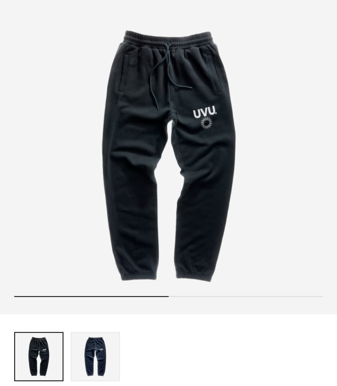 UVU Insignia sweatpants M Black 상품이미지1