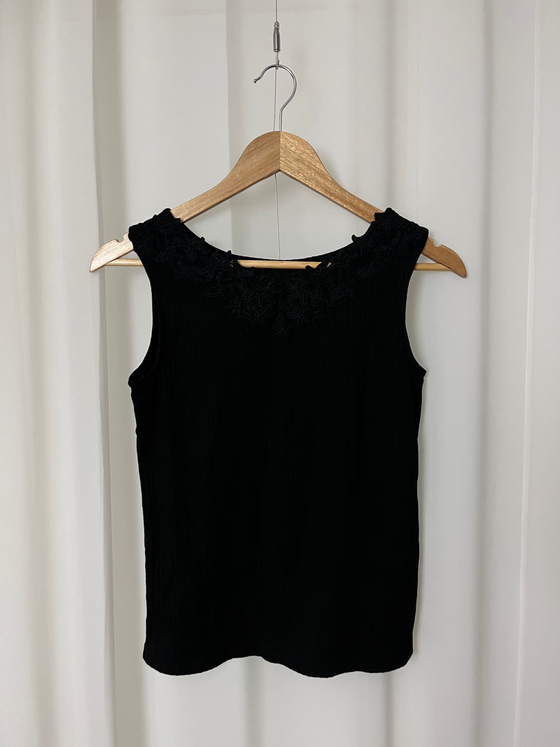 Flower details sleeveles 상품이미지4