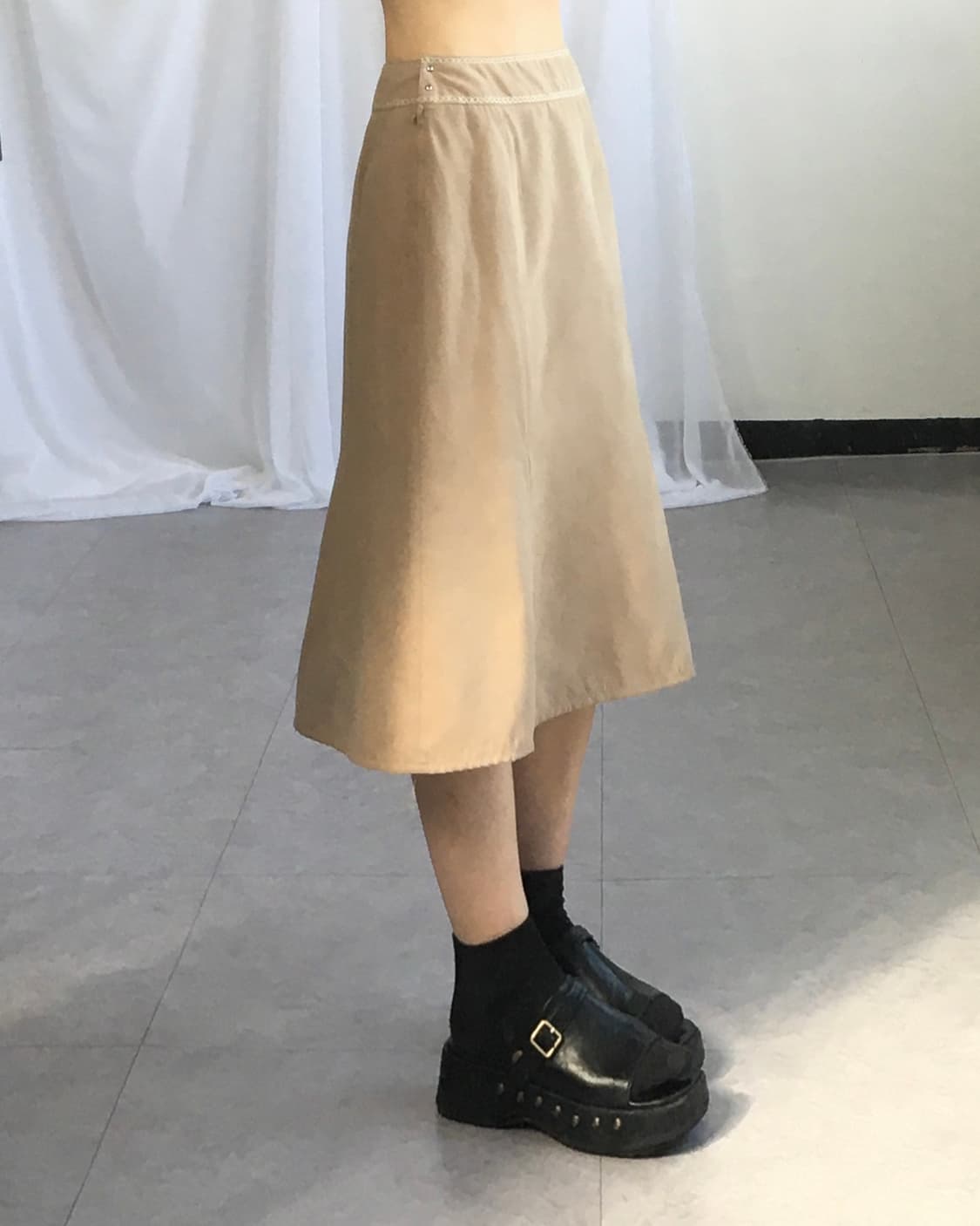 Needle work point skirt 상품이미지5