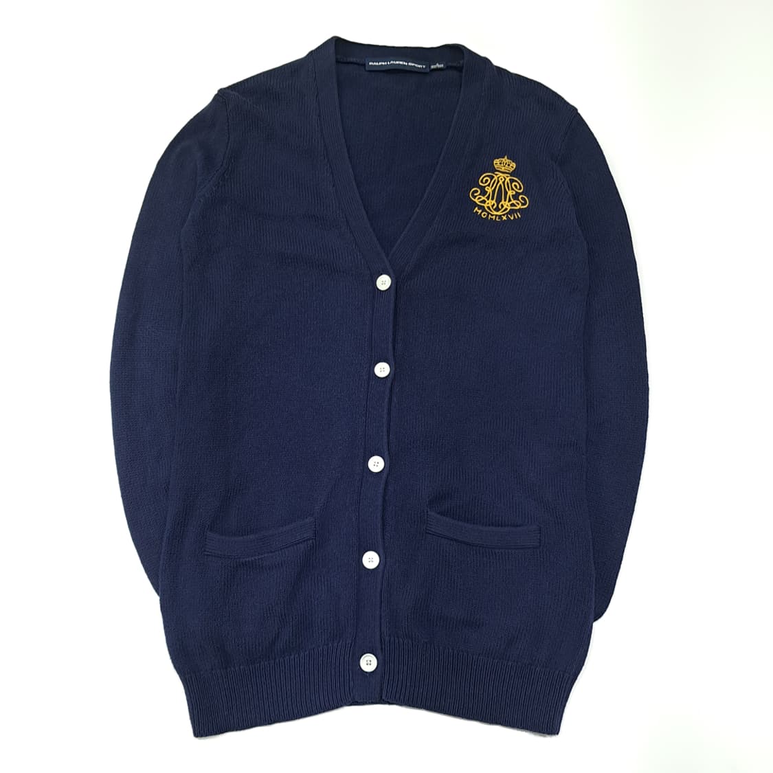 CL121 S 폴로 스포츠 MCMLXVII 골드 크레스트 자수 & 화이 상품이미지1