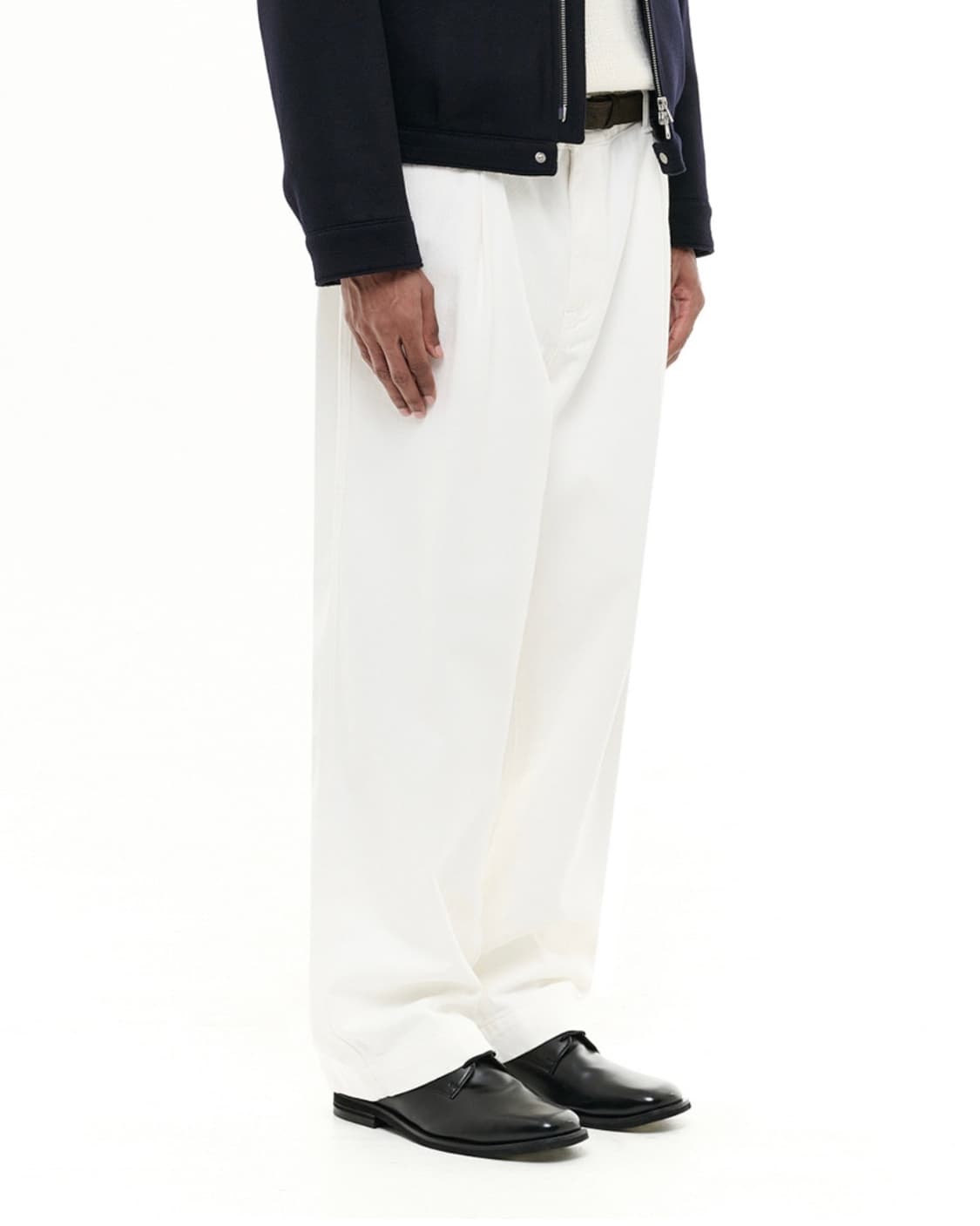 (새제품) 비슬로우 원턱 커브드진 아이보리 32 ONE TUCK CURV 상품이미지8