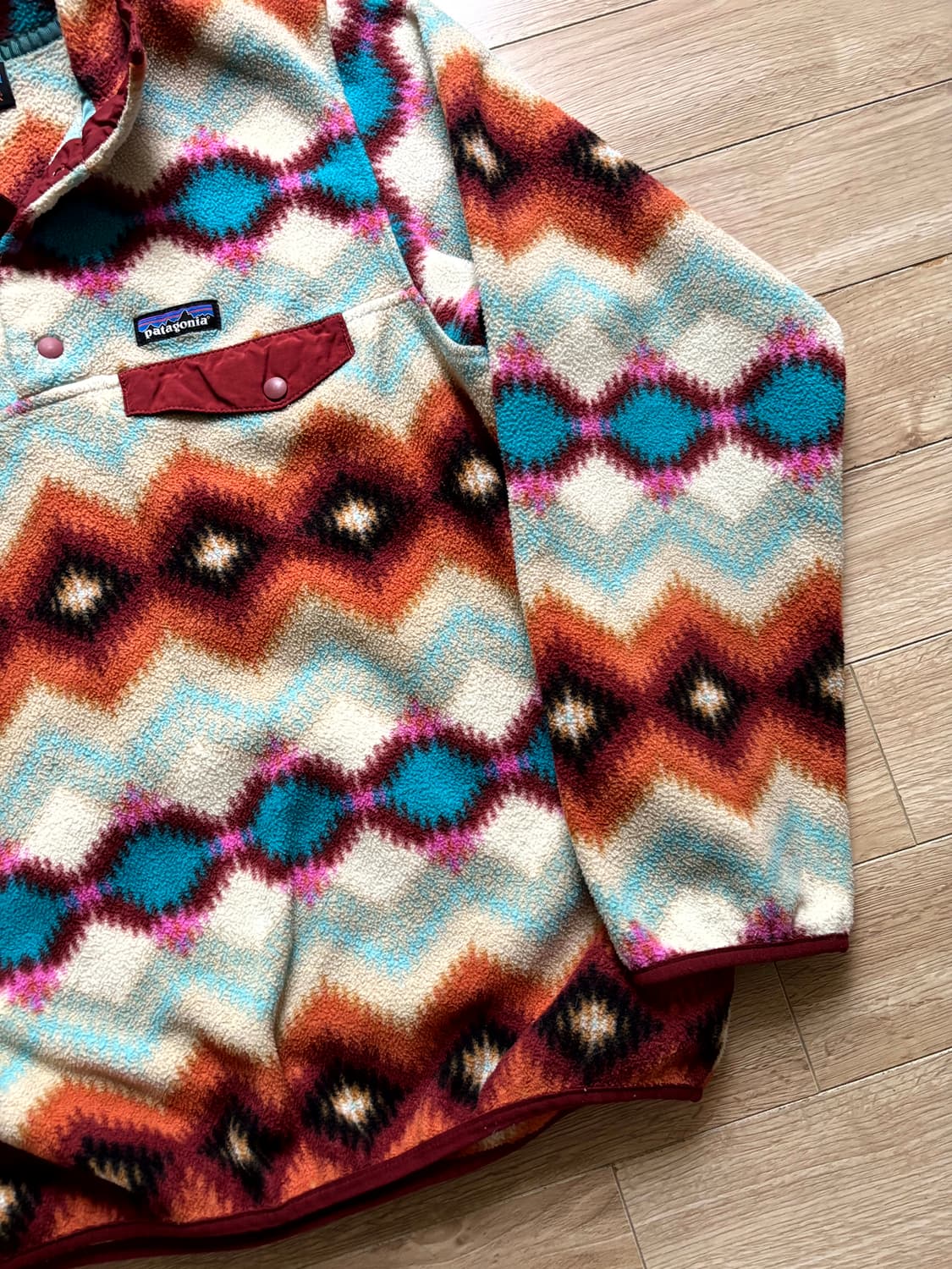 00's 파타고니아 신칠라 Snap-T 풀오버 L(100) 상품이미지5