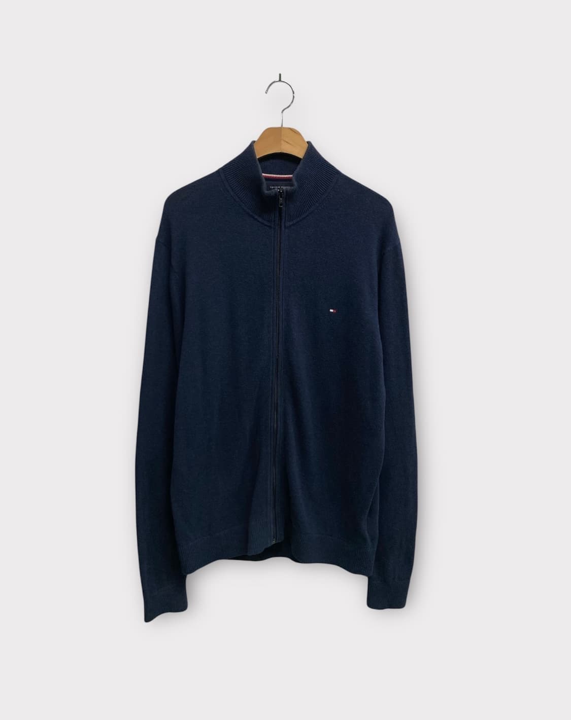 타미힐피거 캐시미어 함유 집업 니트 XL 상품이미지1