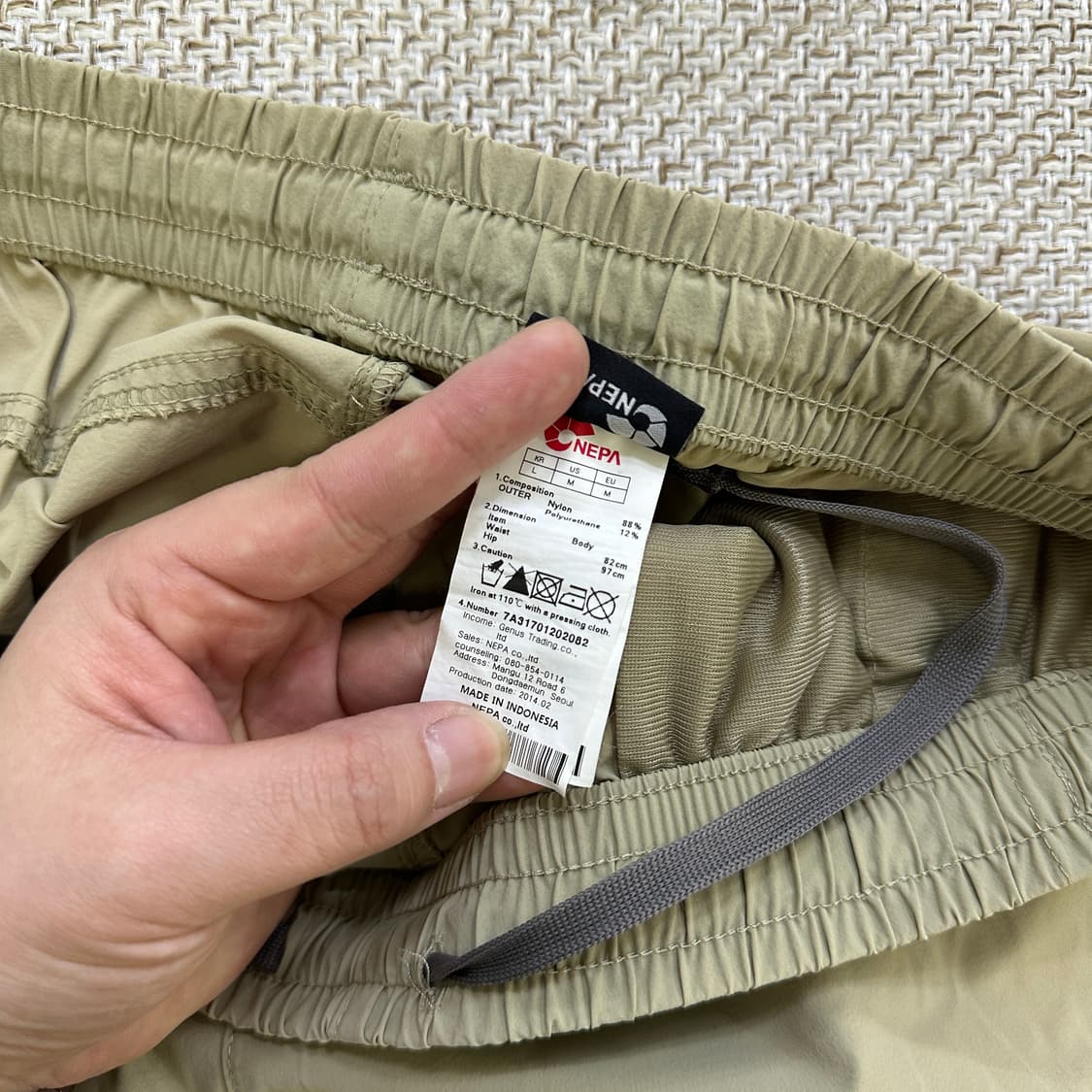 M 네파 우븐 등산 반바지 0327D 상품이미지2