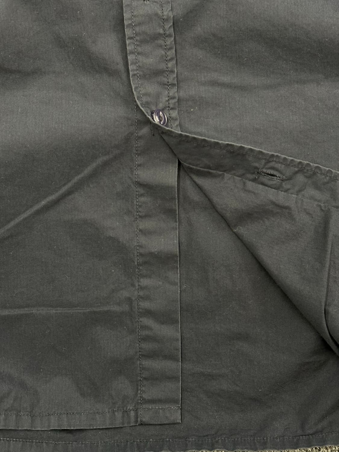 S)Rodeo Crowns 빈티지 레드 자수 포인트 모터사이클 블랙 셔츠 상품이미지6