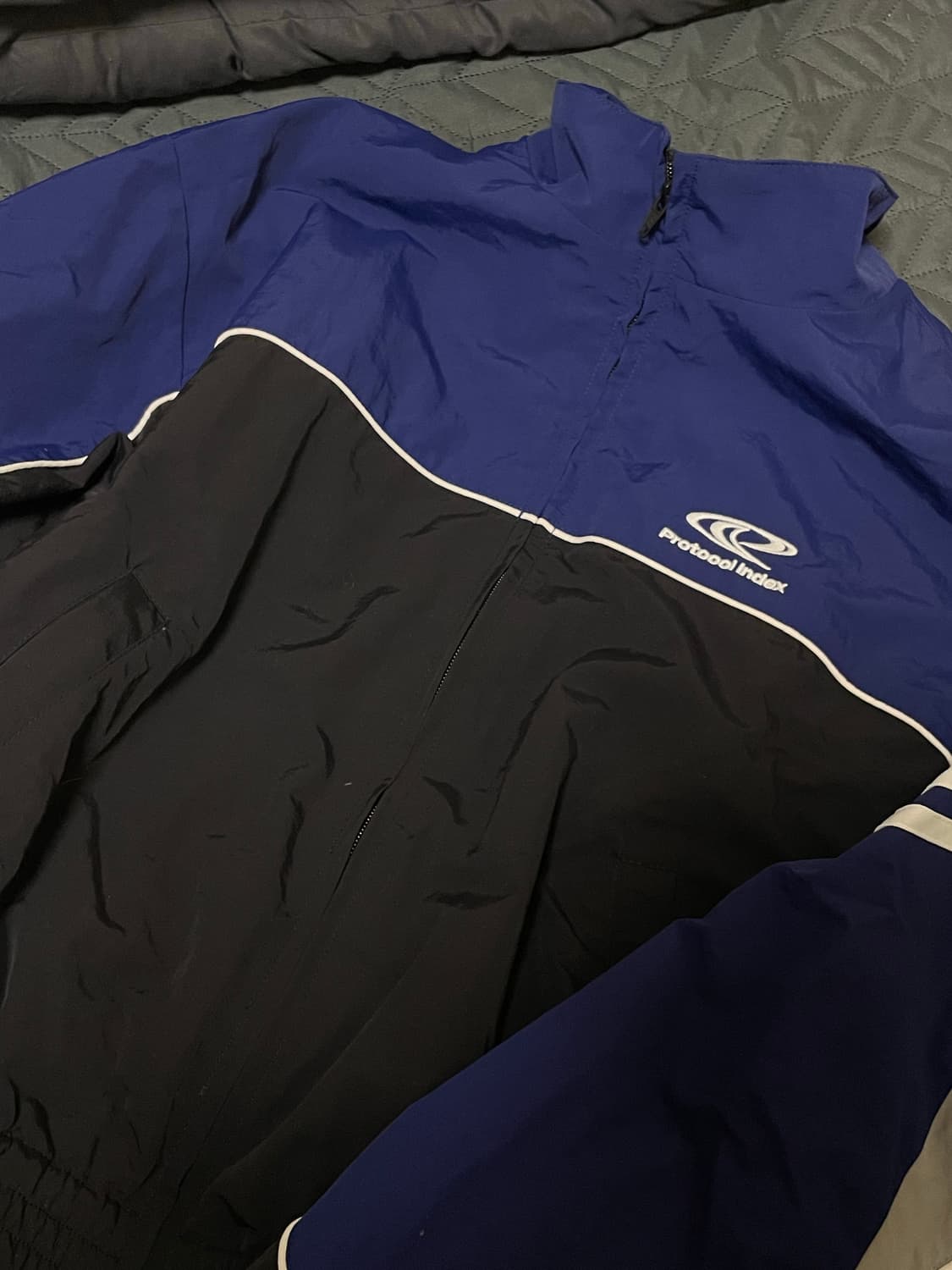 프로토콜 인덱스 sports track jacket - Blue 상품이미지1