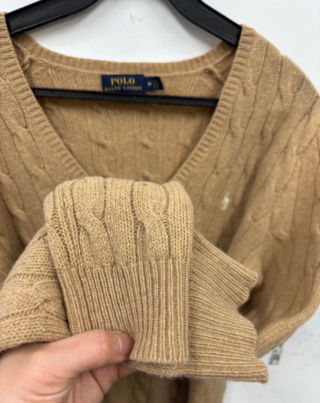 폴로랄프로렌 V넥 울 니트   상품이미지3
