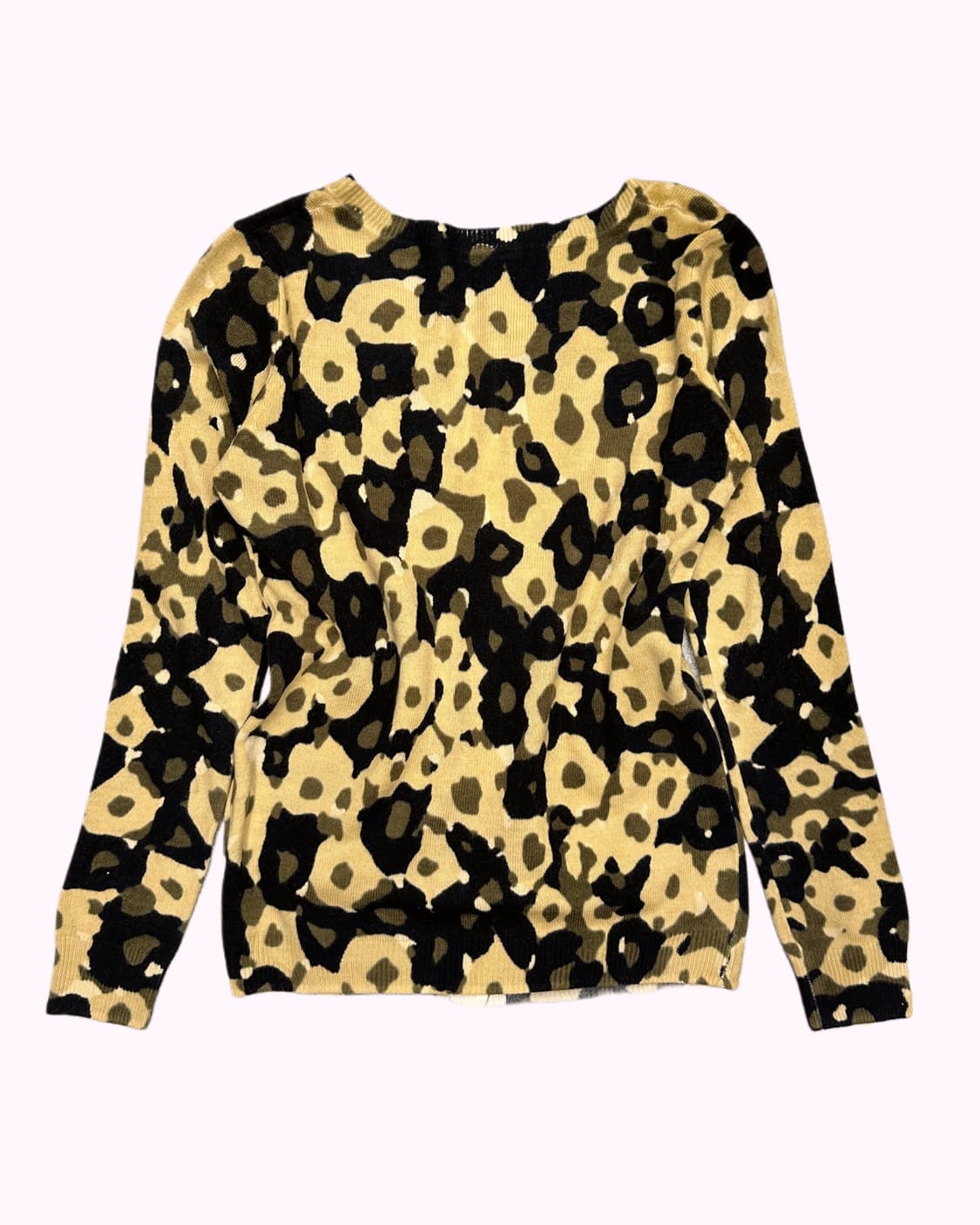 yellow pattern knit cardigan 상품이미지4