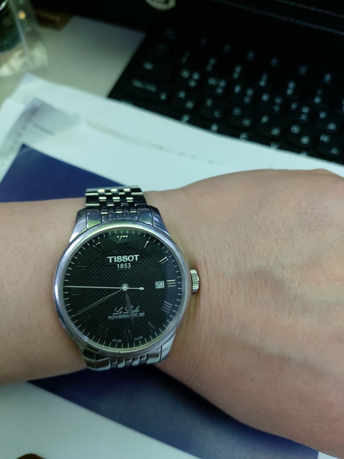 티쏘 르 로끌 파워매틱 80 메탈 시계  상품이미지4