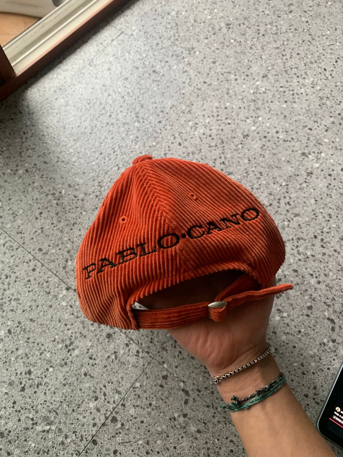 파블로카노 코듀로이 캡 상품이미지3