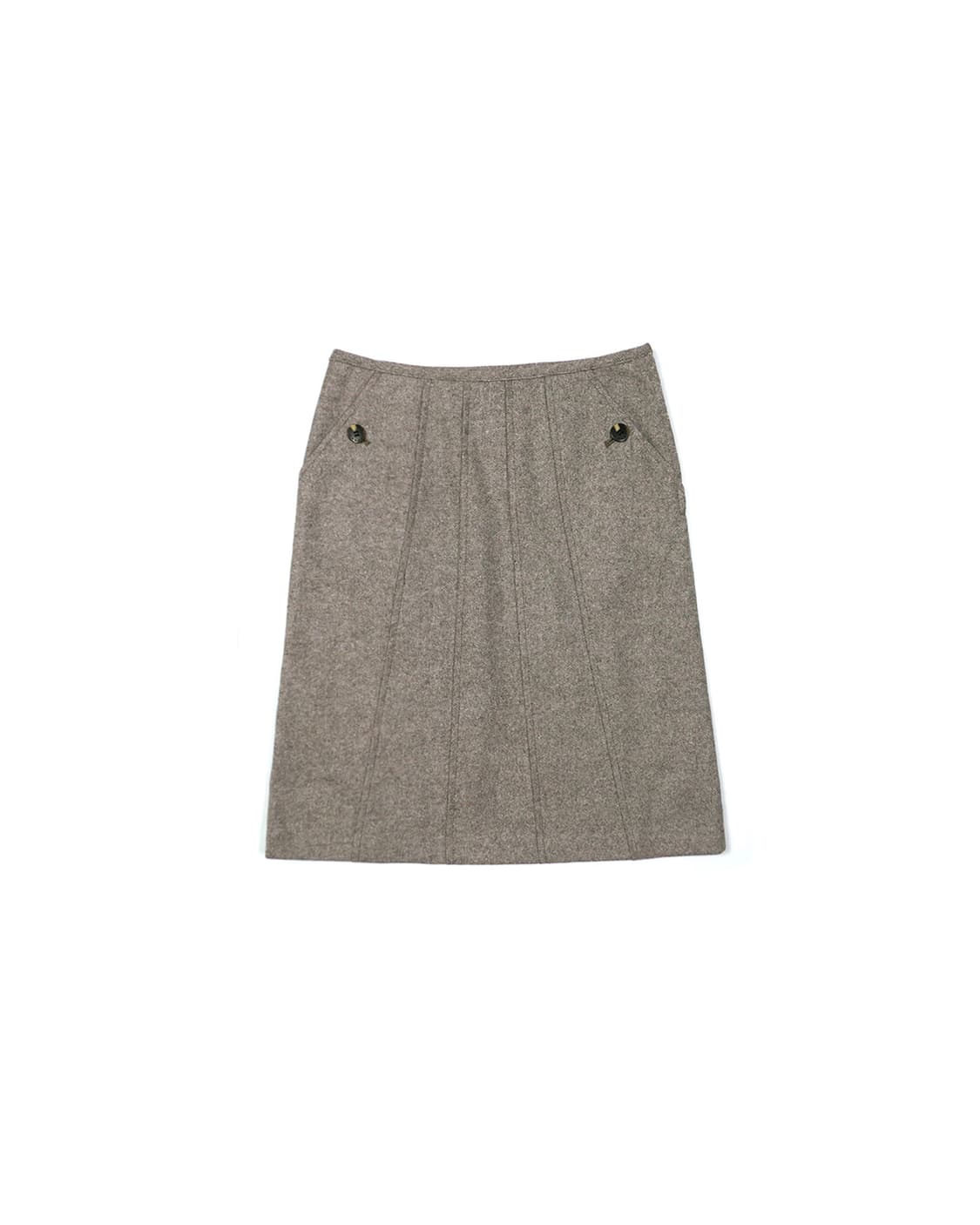 Soup wool button skirt 상품이미지1