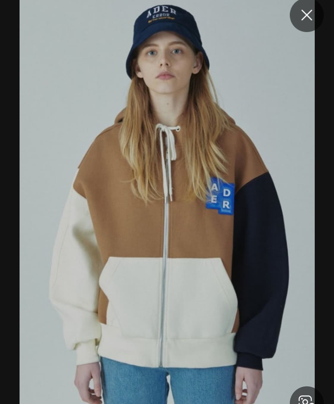 아더에러 17fw 시그니처 테트리스 후드집업 상품이미지1