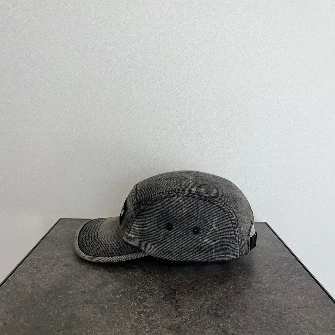 (OS) 슈프림 박스로고 캠프캡 모자 데님 블랙 상품이미지2