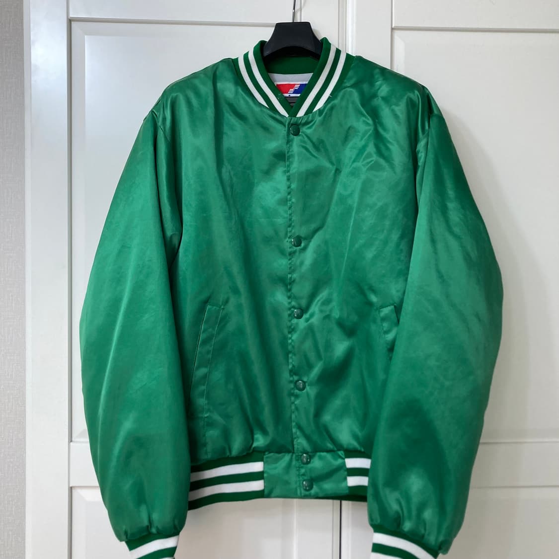 swingster satin varsity jacket (90s)  상품이미지5