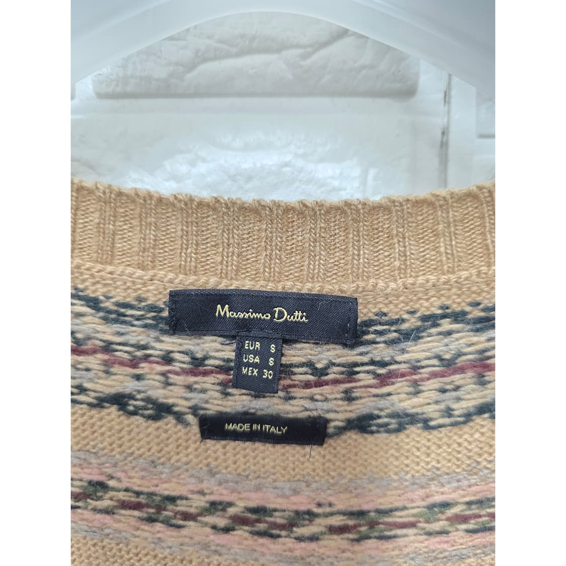 택포_ 마시모두띠 에스닉 니트 조끼 M 상품이미지2