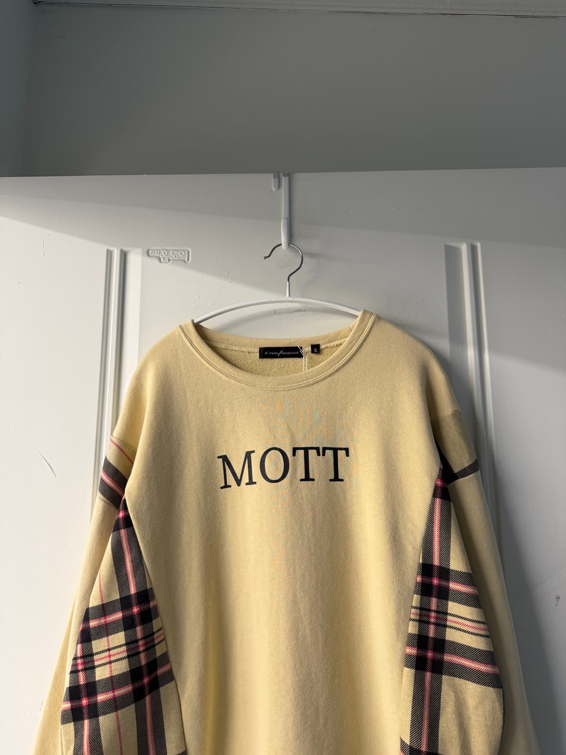 일본빈티지 모리 체크 스웻셔츠 맨투맨 상품이미지5