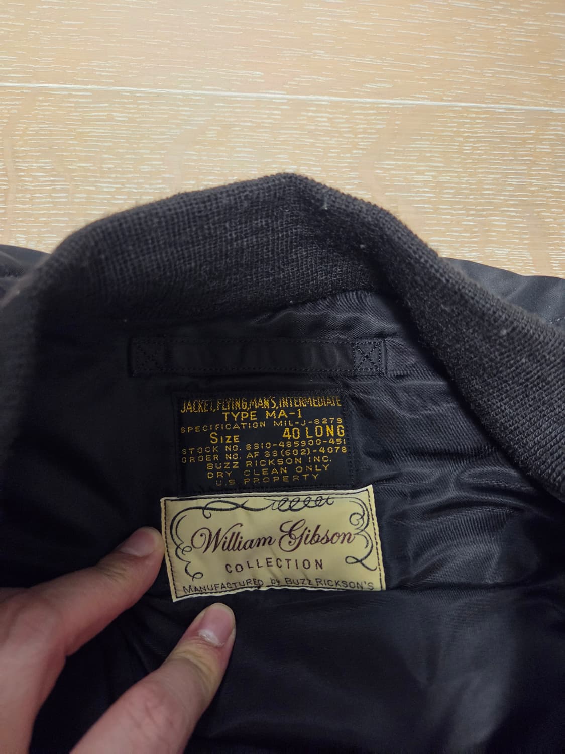 버즈릭슨 윌리엄깁슨 MA-1 상품이미지3