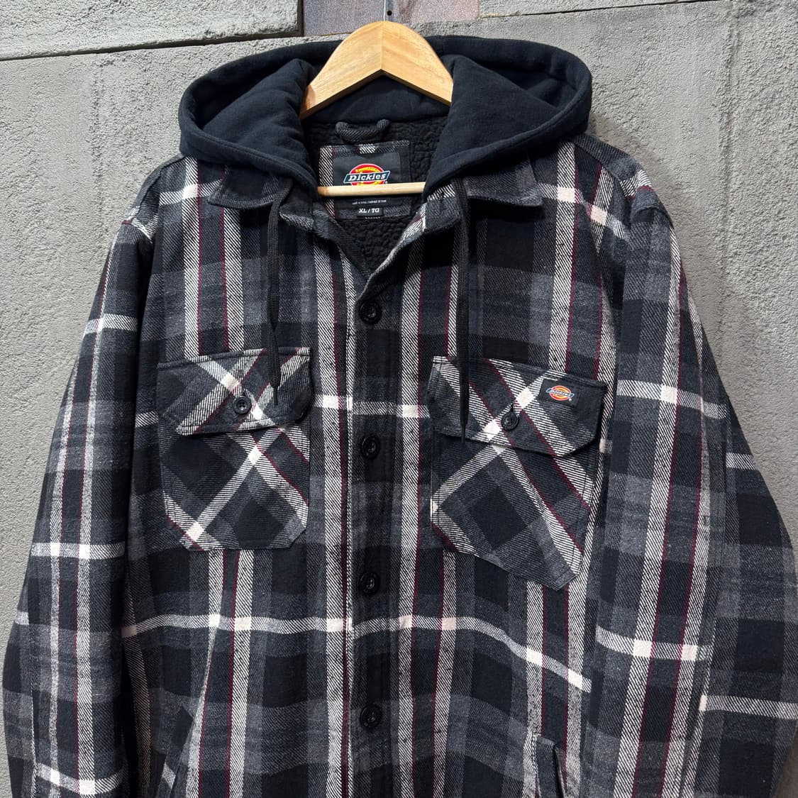 디키즈 쉐르파 플란넬 후드 자켓 (XL)   상품이미지1