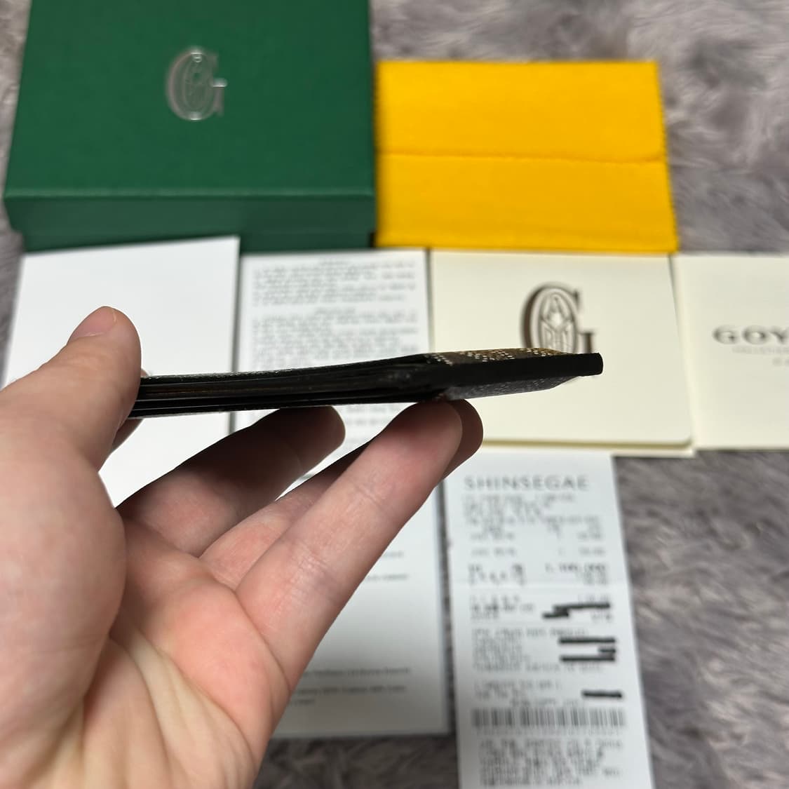 [풀구성] 고야드 생쉴피스 카드지갑 블랙 상품이미지7