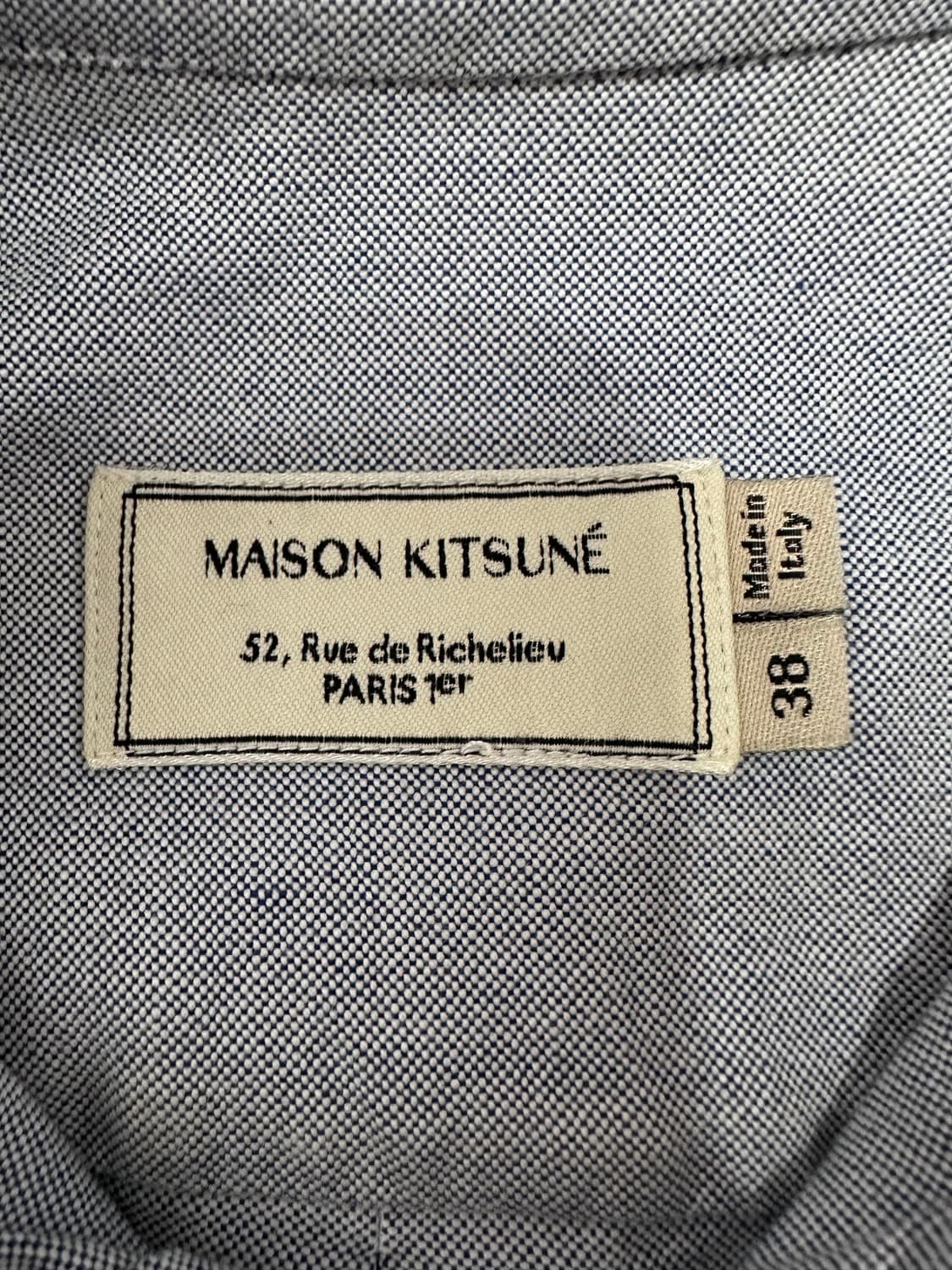 메종키츠네 폭스로고 셔츠 상품이미지4