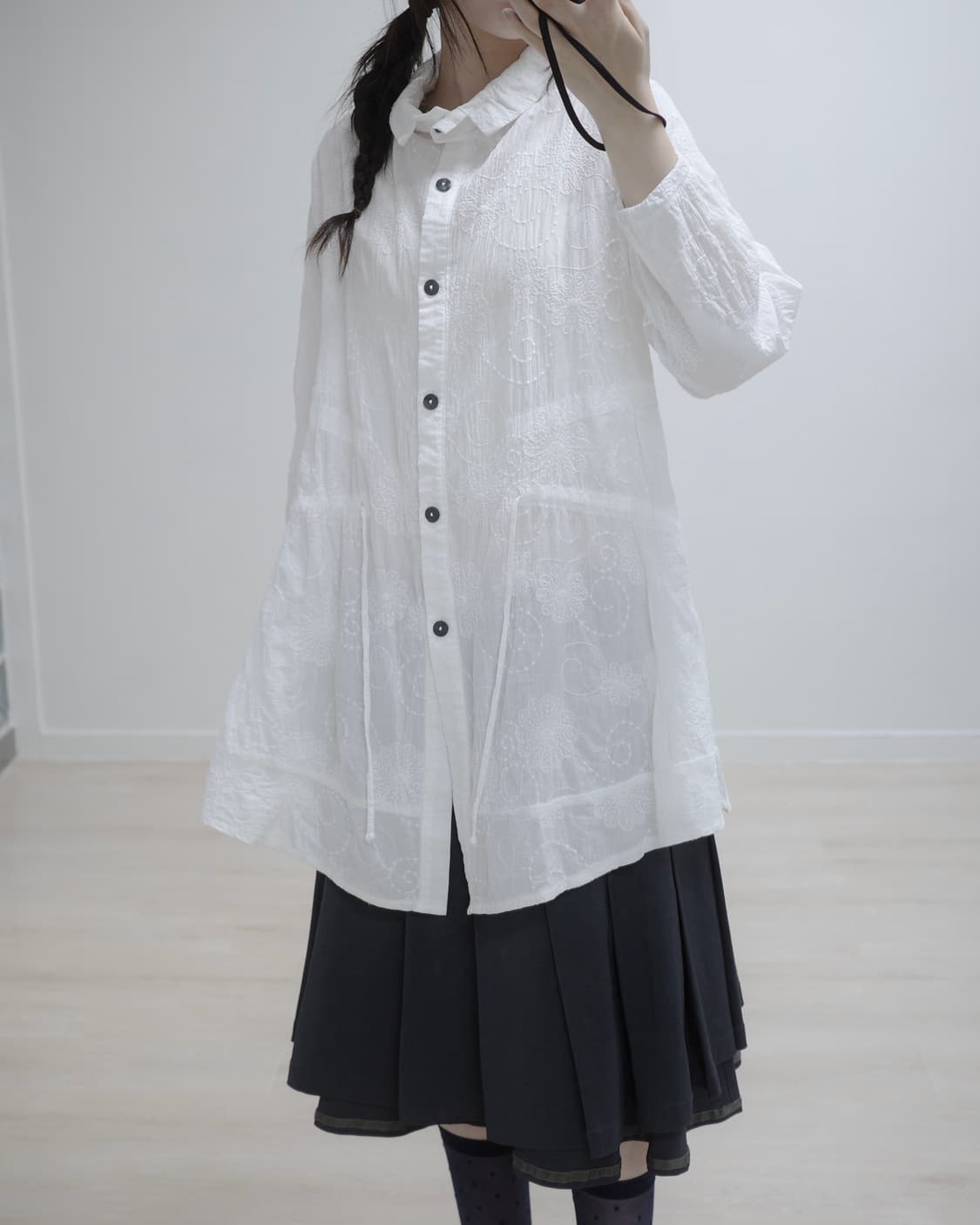 tomomi cotton white one-piece 상품이미지7