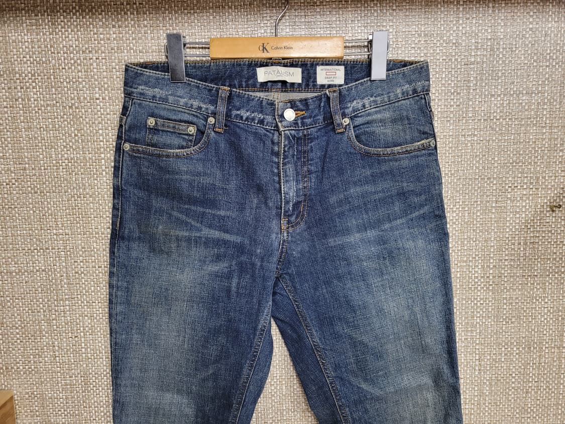 32인치 페이탈리즘 크롭핏 청바지 상품이미지2