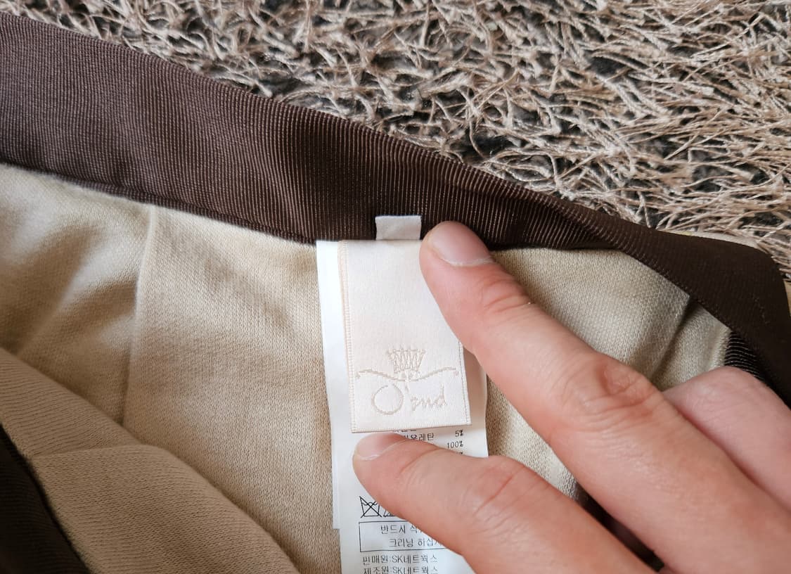 오즈세컨 플라워 주름 미니 스커트 1size(55-66) 상품이미지6