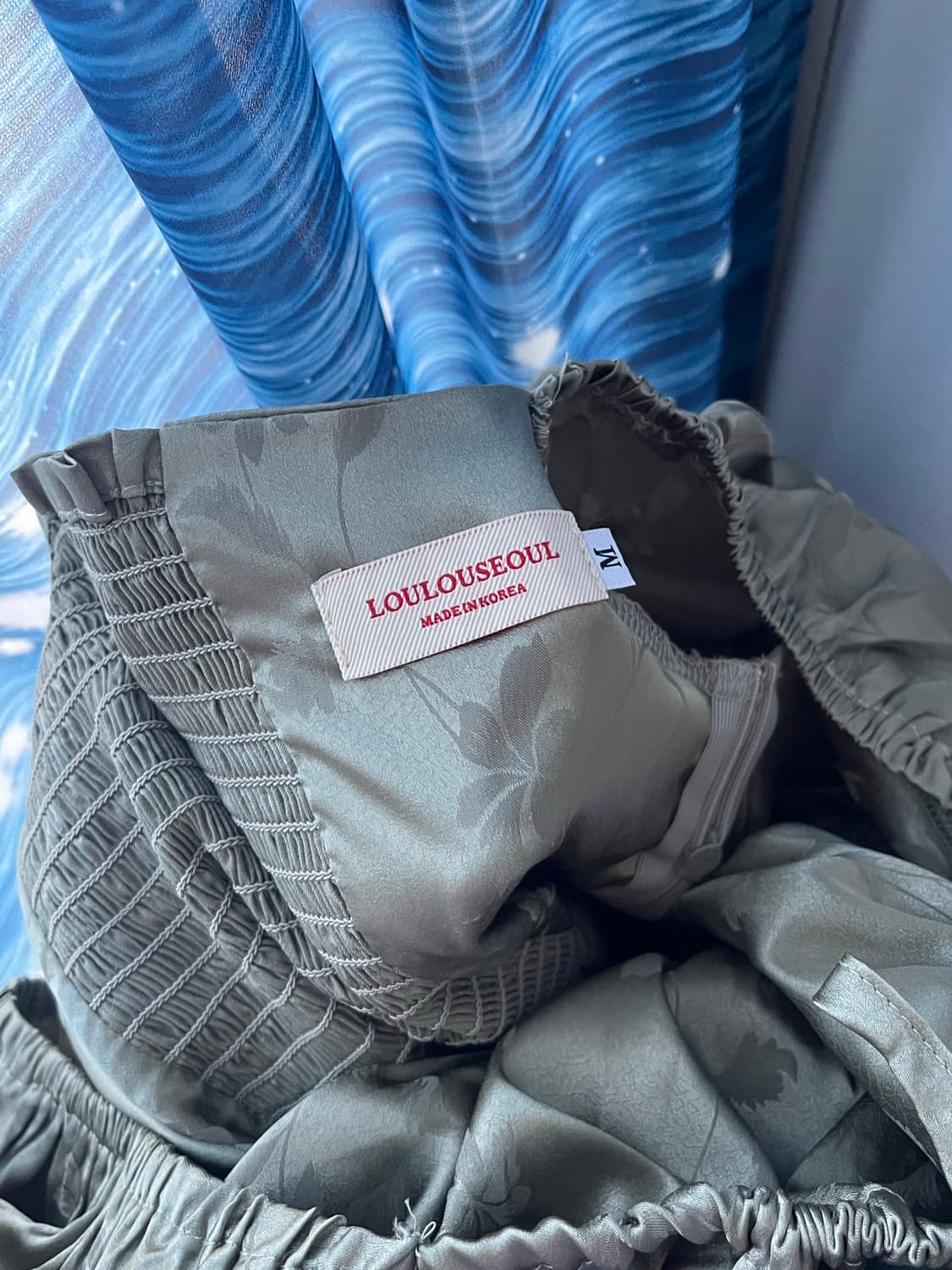 루루서울 실크 원피스 M 상품이미지4