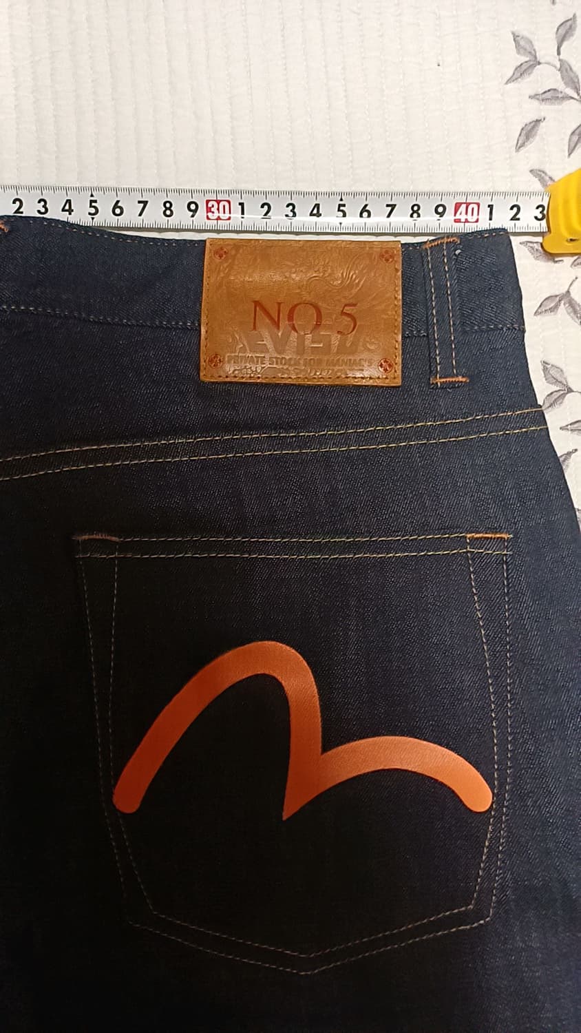 에비수 약간스판청바지 32인치 기장109 상품이미지6