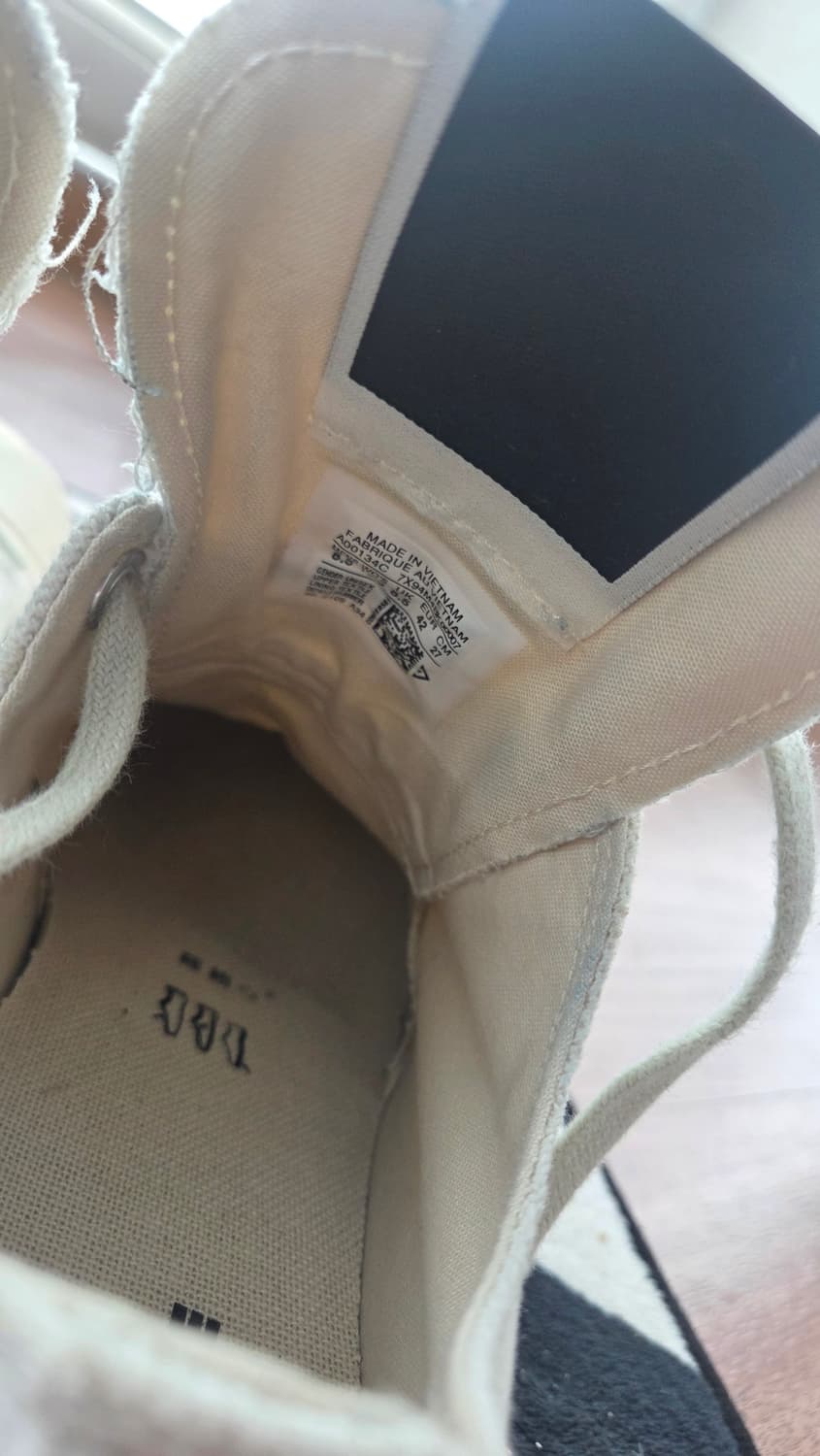 컨버스 릭오웬스 다크스타 아이보리  상품이미지3