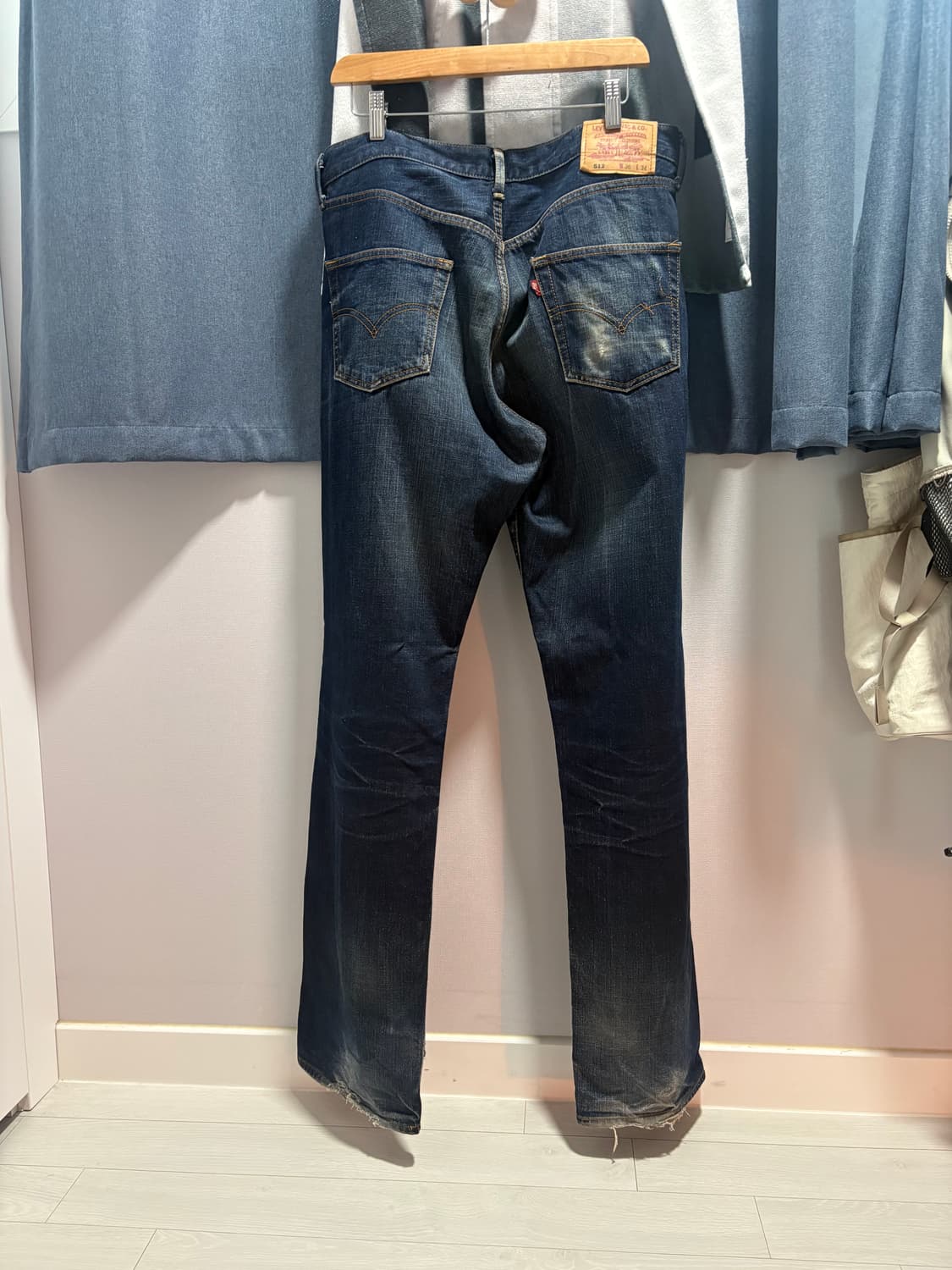 리바이스 512 다크인디고 데님 팬츠 상품이미지2