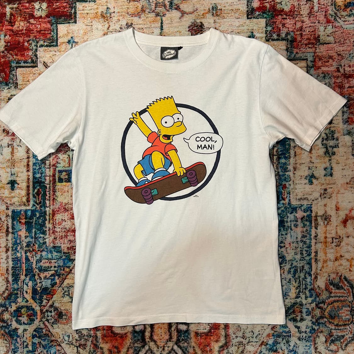 [M] 심슨 바트심슨 그래픽 카툰 티셔츠 상품이미지1