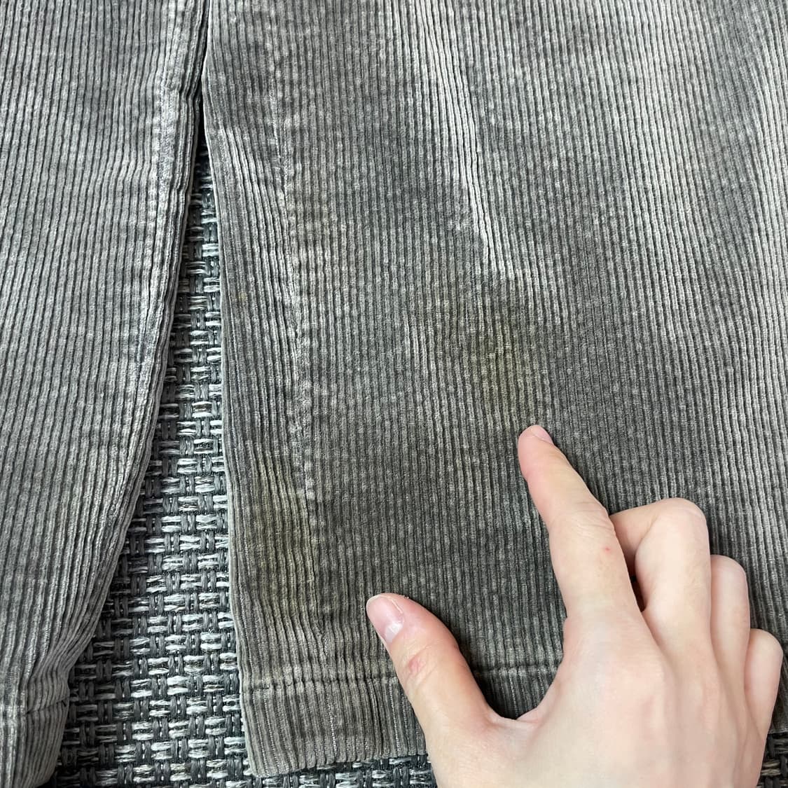 (36) 입생로랑 카키그레이 코듀로이 팬츠 상품이미지6