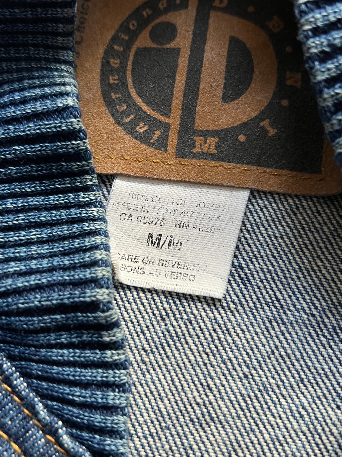 [M]USA 빈티지 MINT A BURST 데님 바시티 자켓 상품이미지7