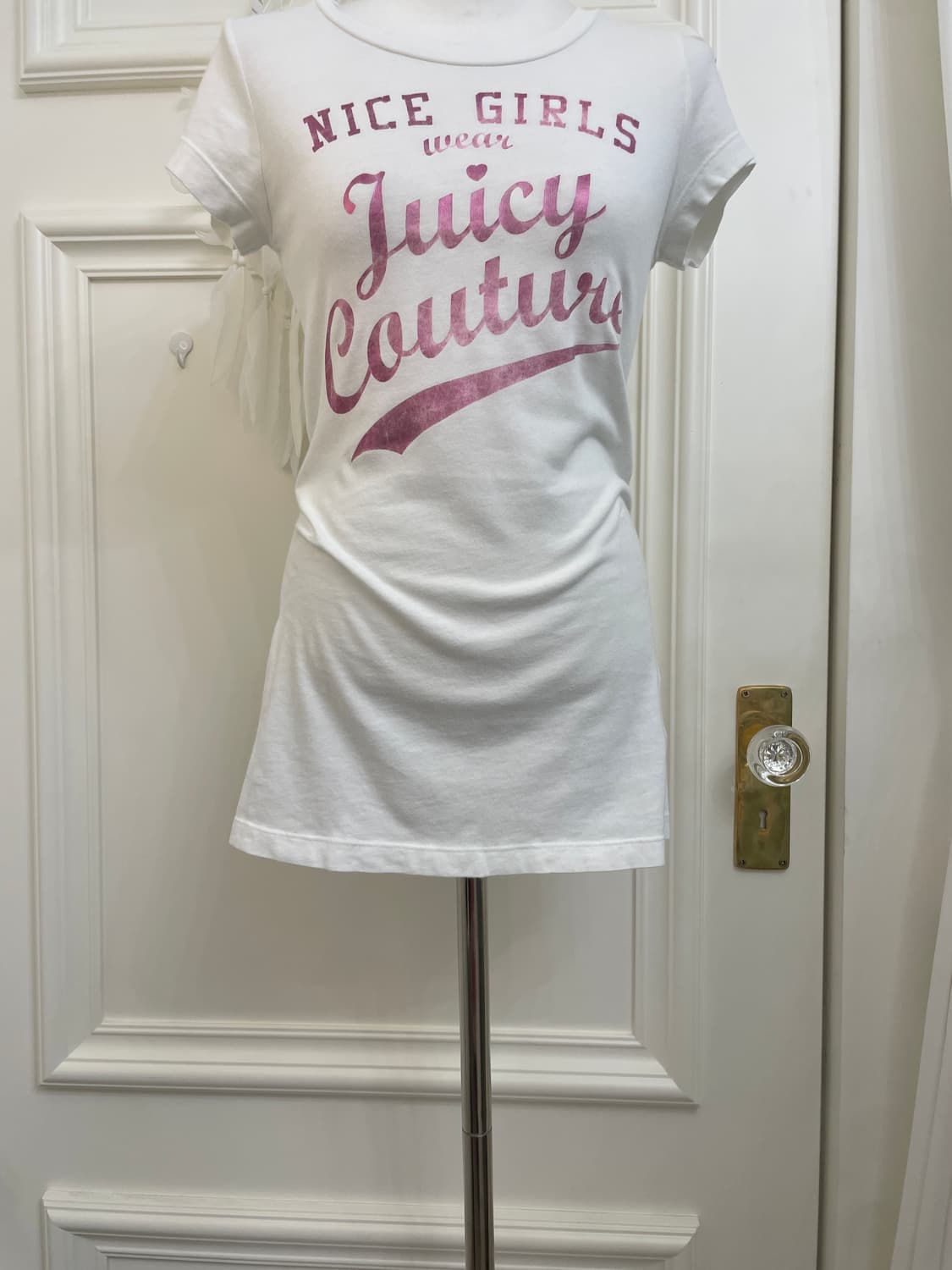 JUICY COUTURE pink print basic top 상품이미지8