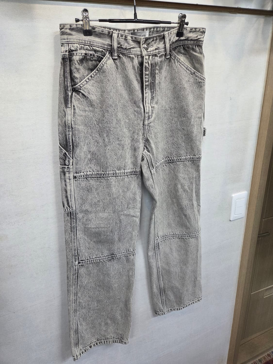 메종미네드 화이트 스프레드 카펜터 데님 팬츠 48 대략 30 상품이미지5