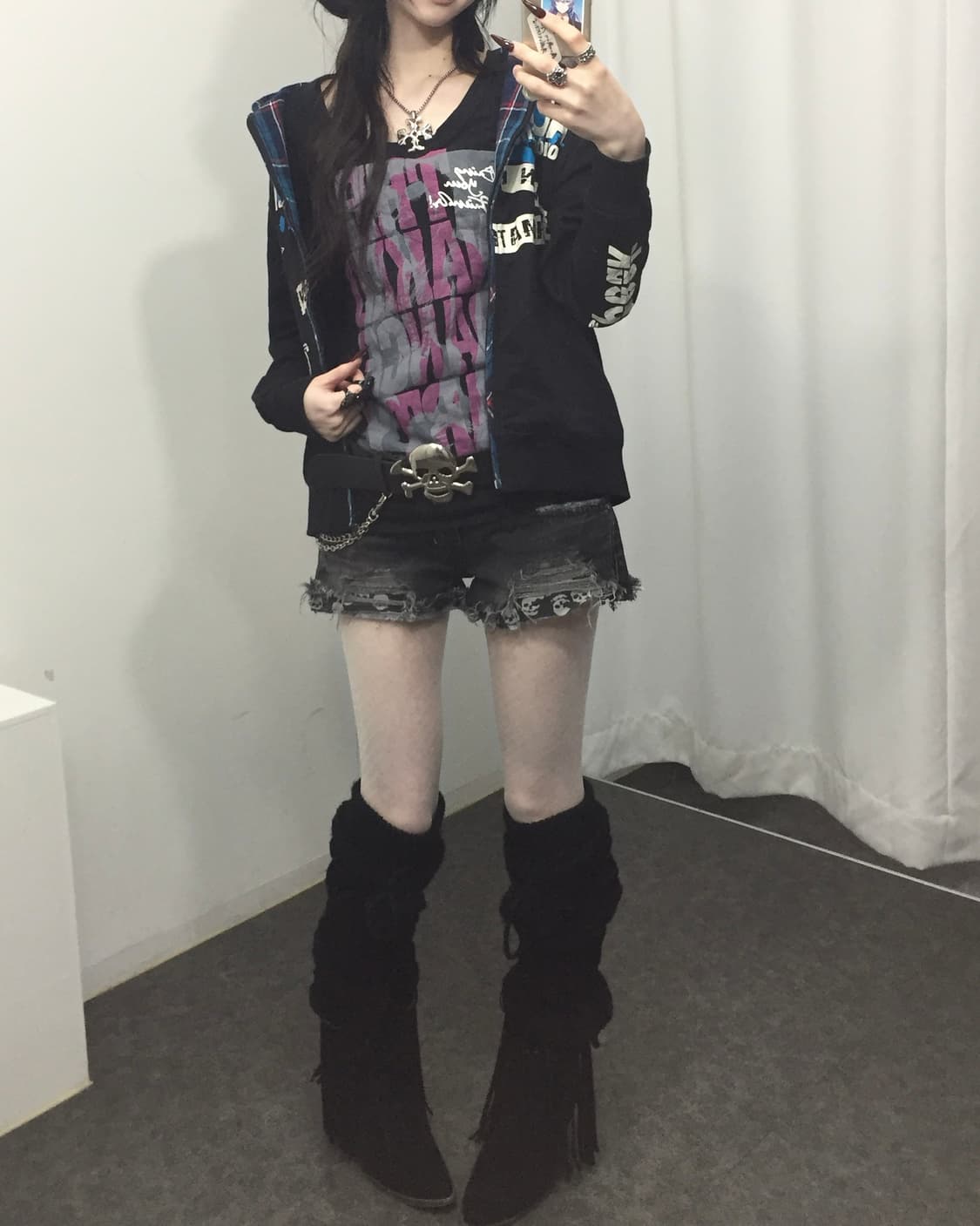 쿠로 펑크 코디🖤 상품이미지2