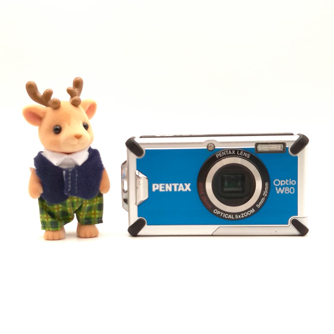 한글지원 방수 🏊‍♂️펜탁스 옵티오 W80 블루 ✨ 상품이미지1