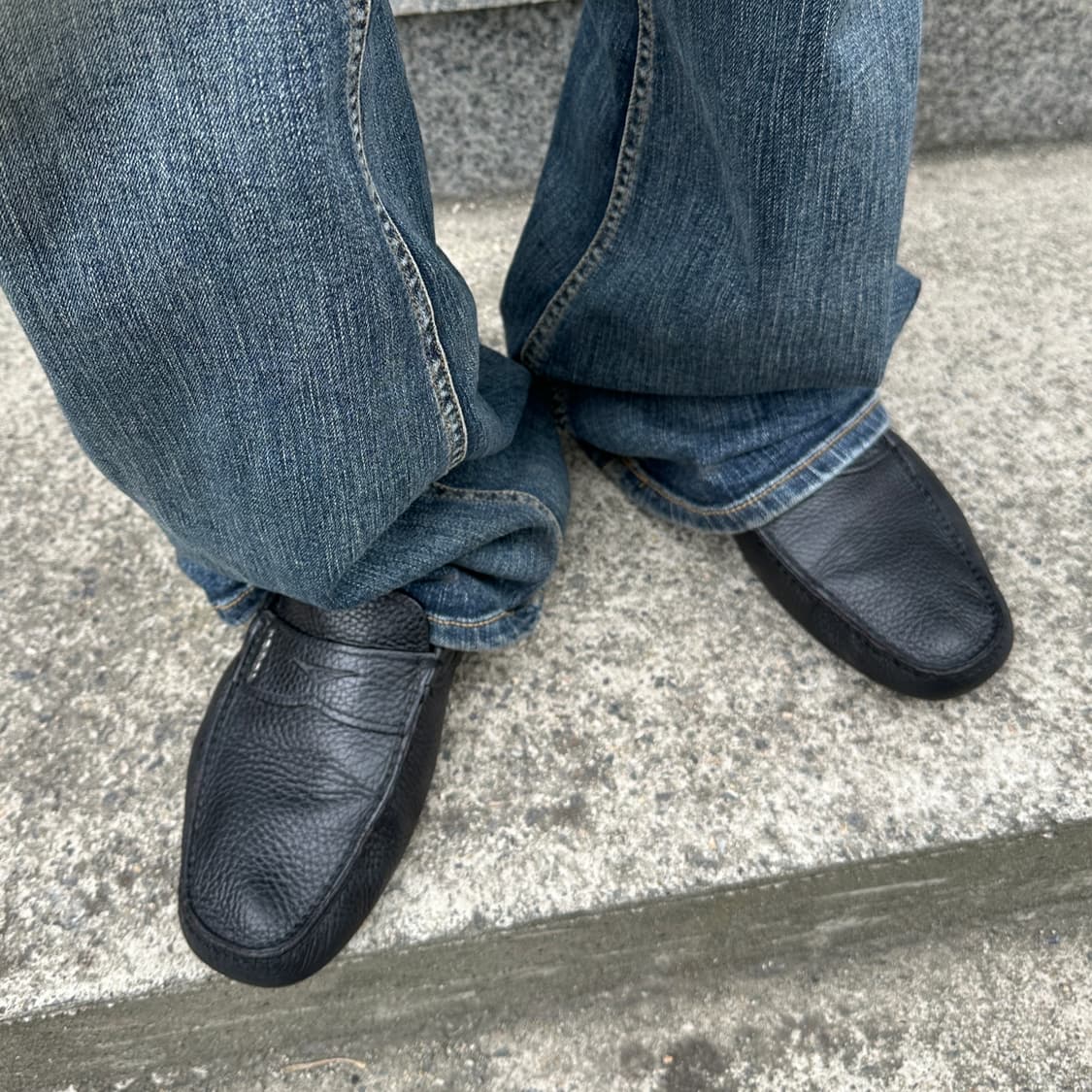 00s 프라다 가죽 드라이빙 로퍼 상품이미지9