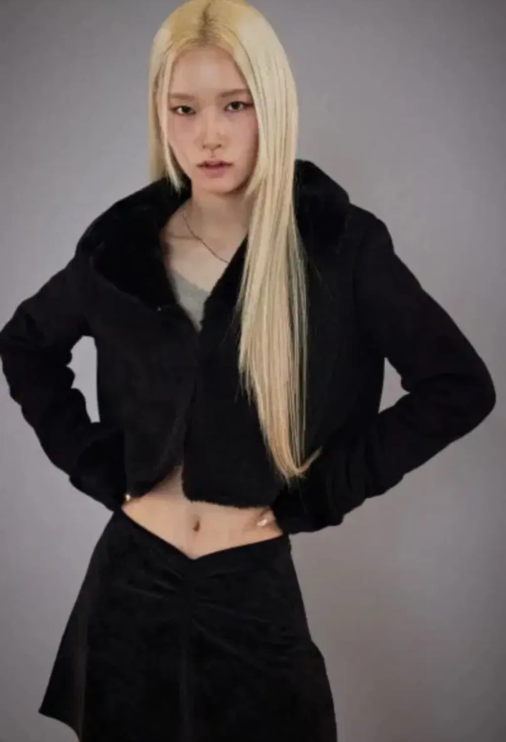 애즈온 CROPPED MUSTANG JAC KET 크롭 무스탕 자켓 상품이미지7